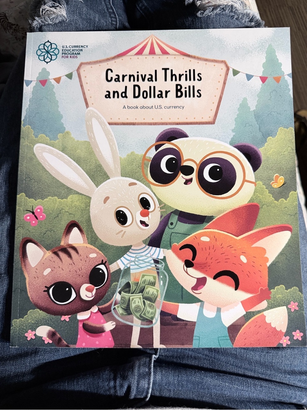 Carnival Trills and Dollar Bills A Book About US Currency for kids paperback